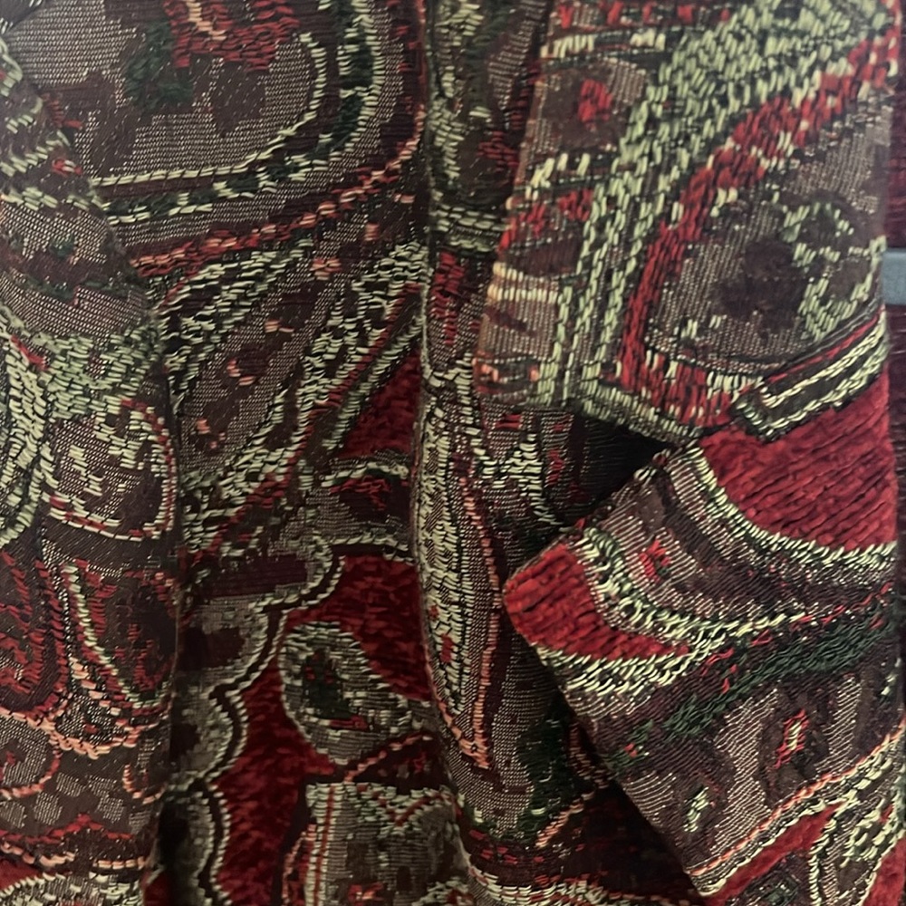 💥SOLD 💥Vintage Serengeti Tapestry Blazer Jacket Size m - Picture 2 of 4